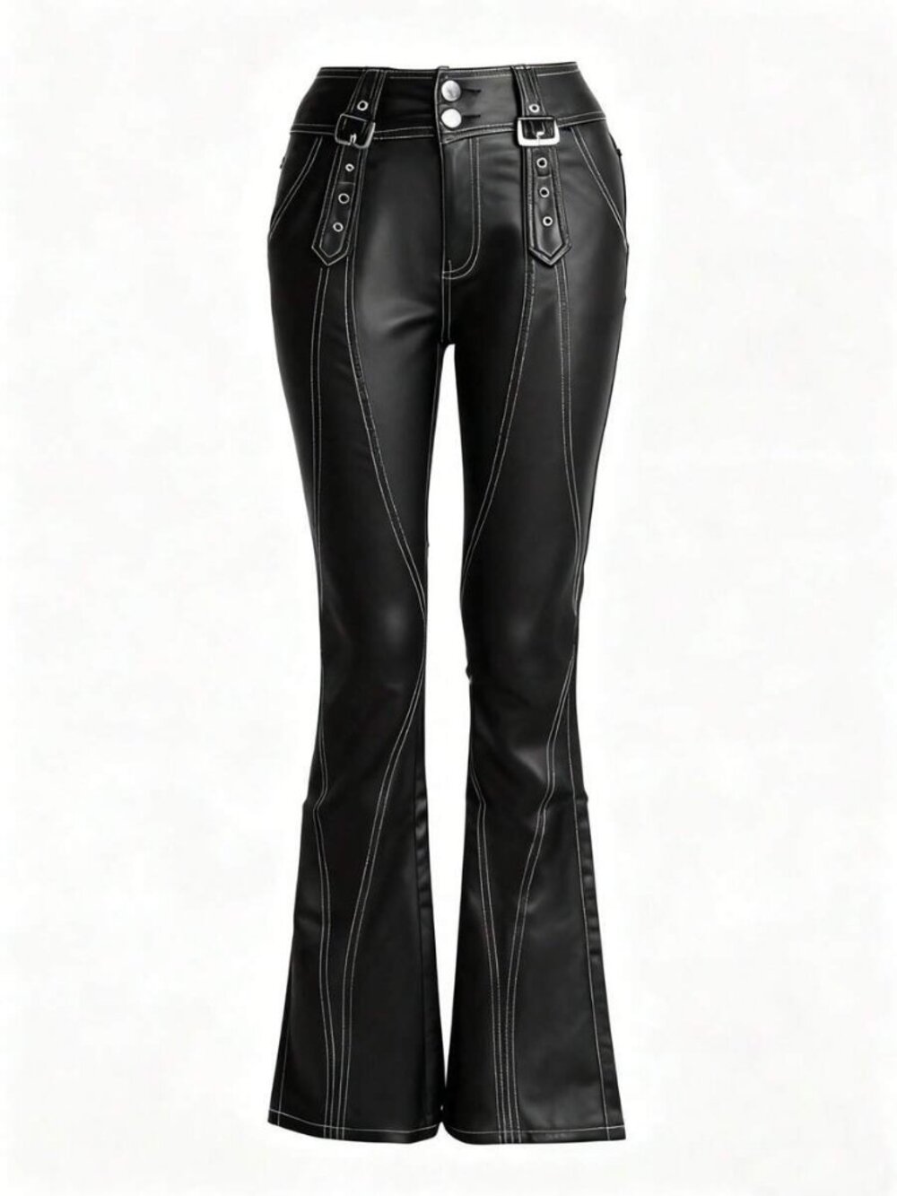 Grunge Rocker Pleather Pants